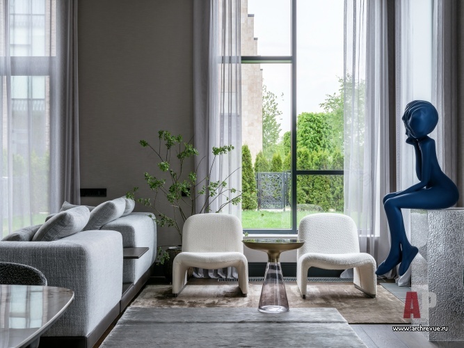 “Парк Фонте”四层高现代城镇住宅室内设计丨Чернявская Анастасия-9