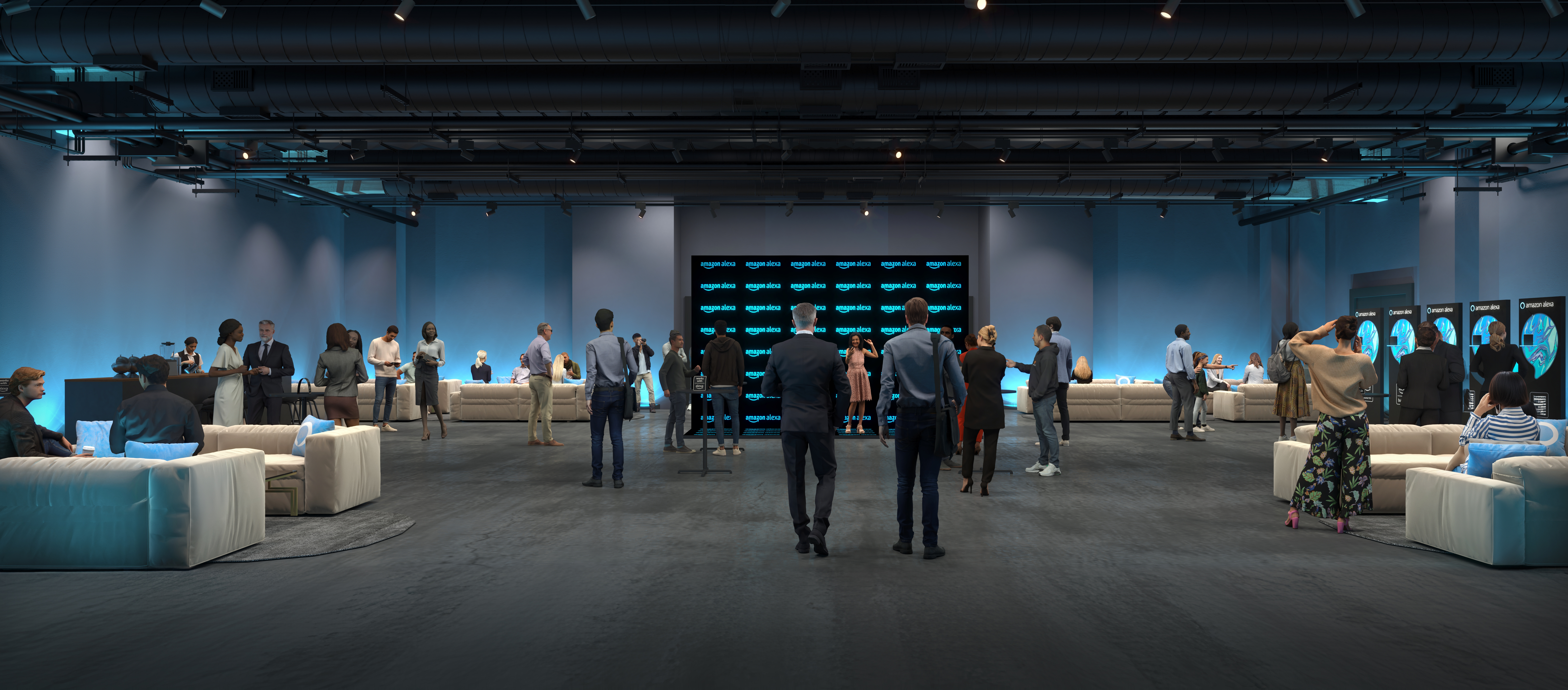 Amazon Ale·a 产品展示舞台设计丨沙特阿拉伯利雅得-14