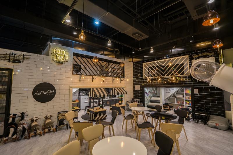 现代简约风 100 平儿童咖啡厅设计-2