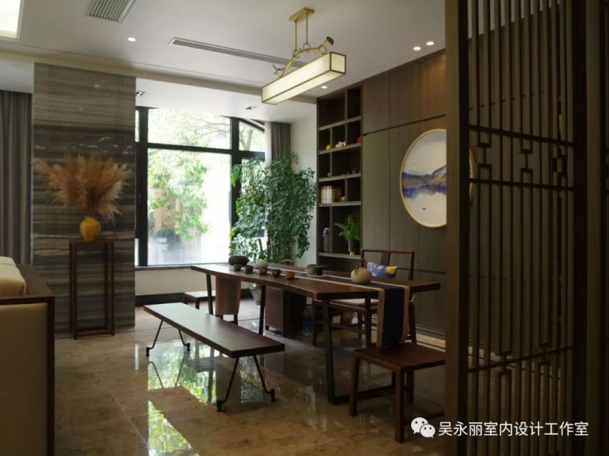 惠州御湾雅墅新中式轻奢风设计-24