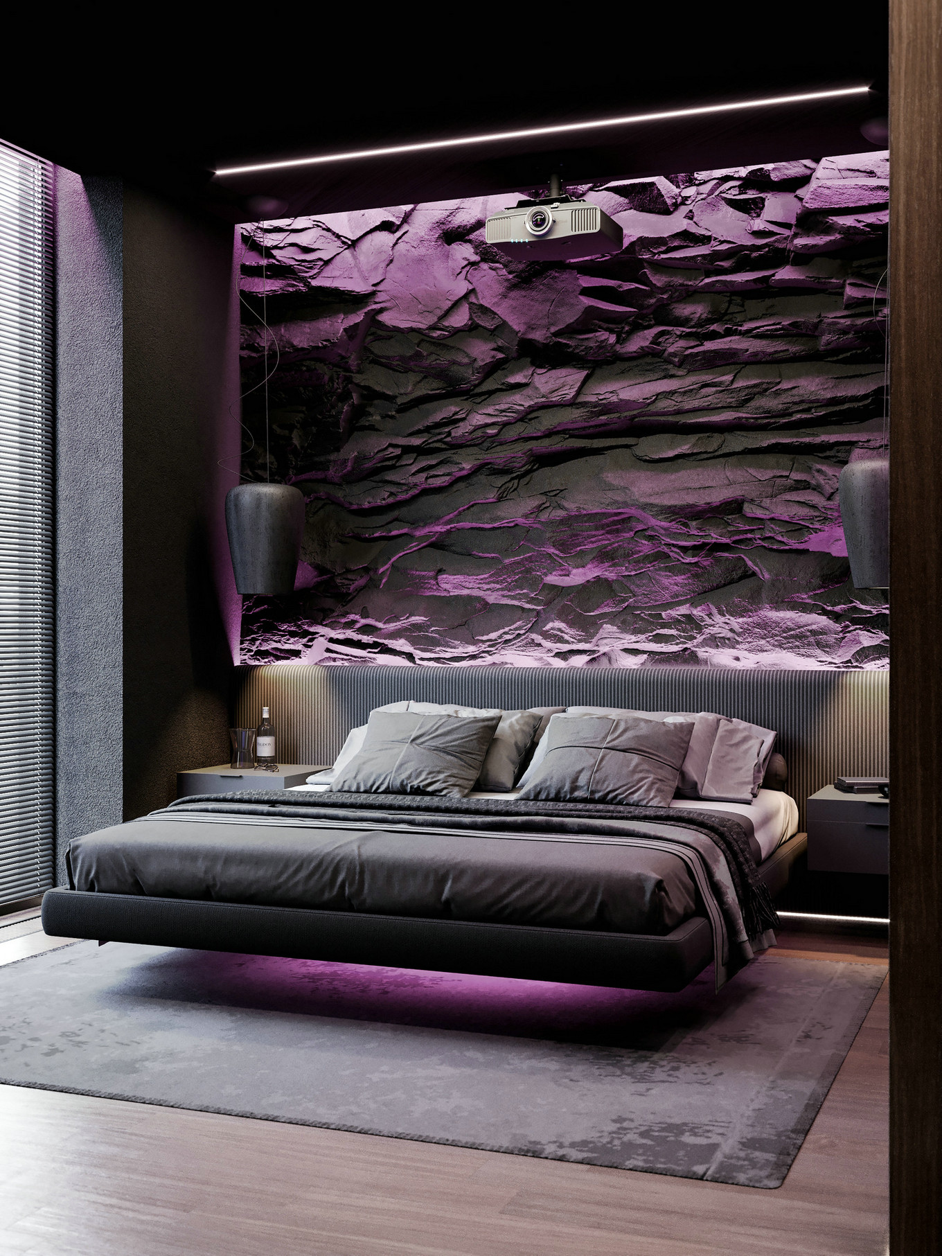 高级黑+浪漫紫色系灯光-6