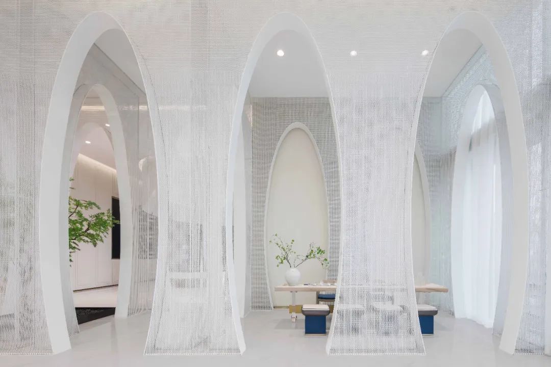天津碧桂园中骏天寰售楼处——灵动白的美学空间-21