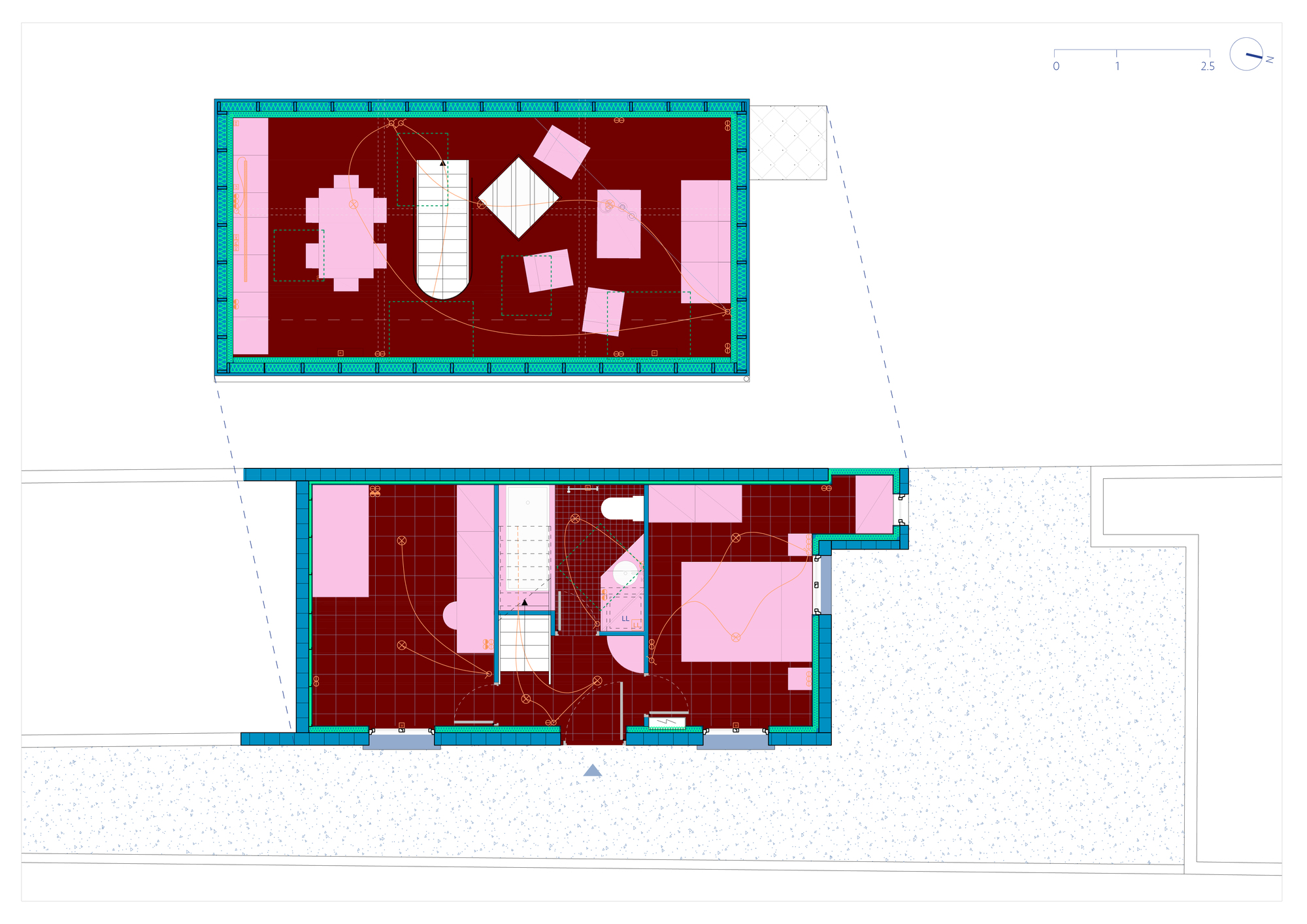 Elevation of a Family House in Bagnolet / 127af-18
