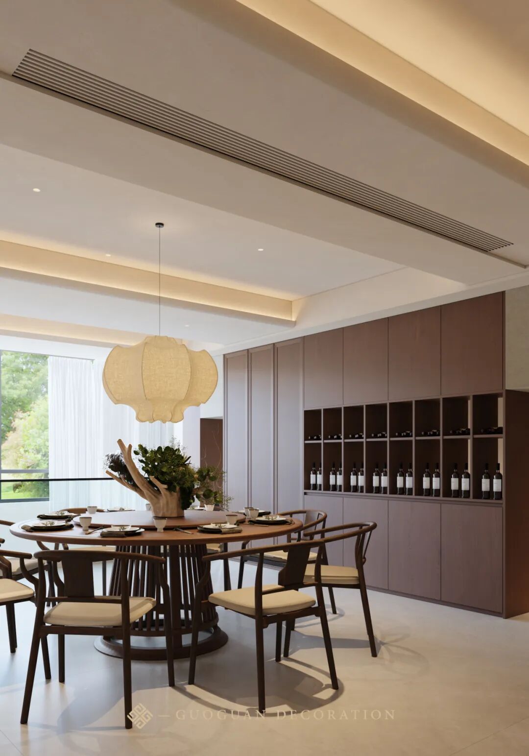 国冠装饰|浙江金华·蓝湾国际，现代中式里的生活长卷-31