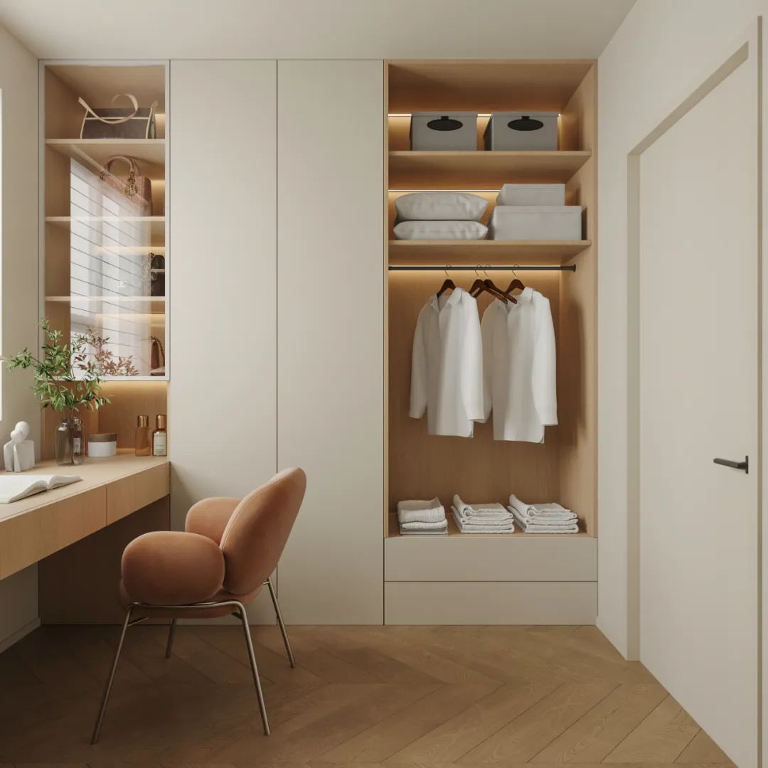 深圳如愿空间设计丨福田 · 益田村74㎡，每一寸空间都讲述着生活的故事-14