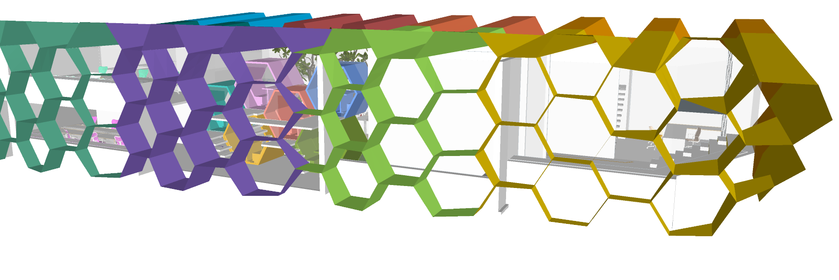 智能办公室设计，绿色与科技的完美融合-21