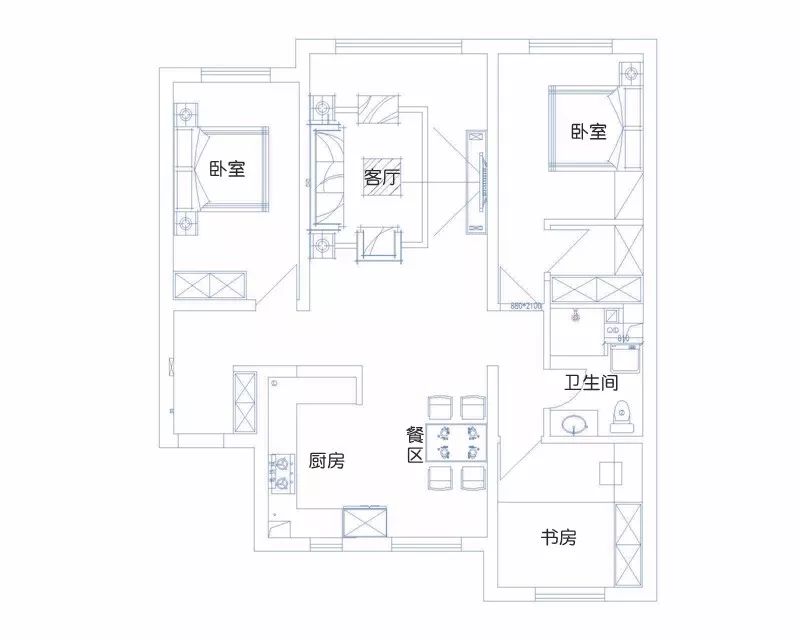 鲁商凤凰城 | 港式简约三居，高级感满满！-15