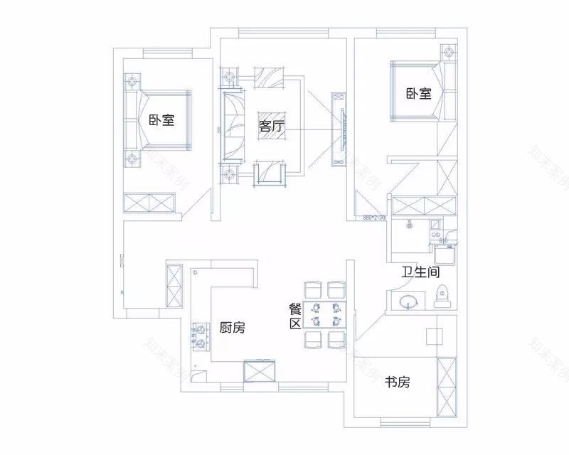 鲁商凤凰城 | 港式简约三居,高级感满满!-15