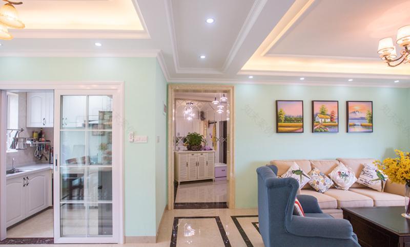 120㎡现代美式小三房,清新舒适高颜值!-3