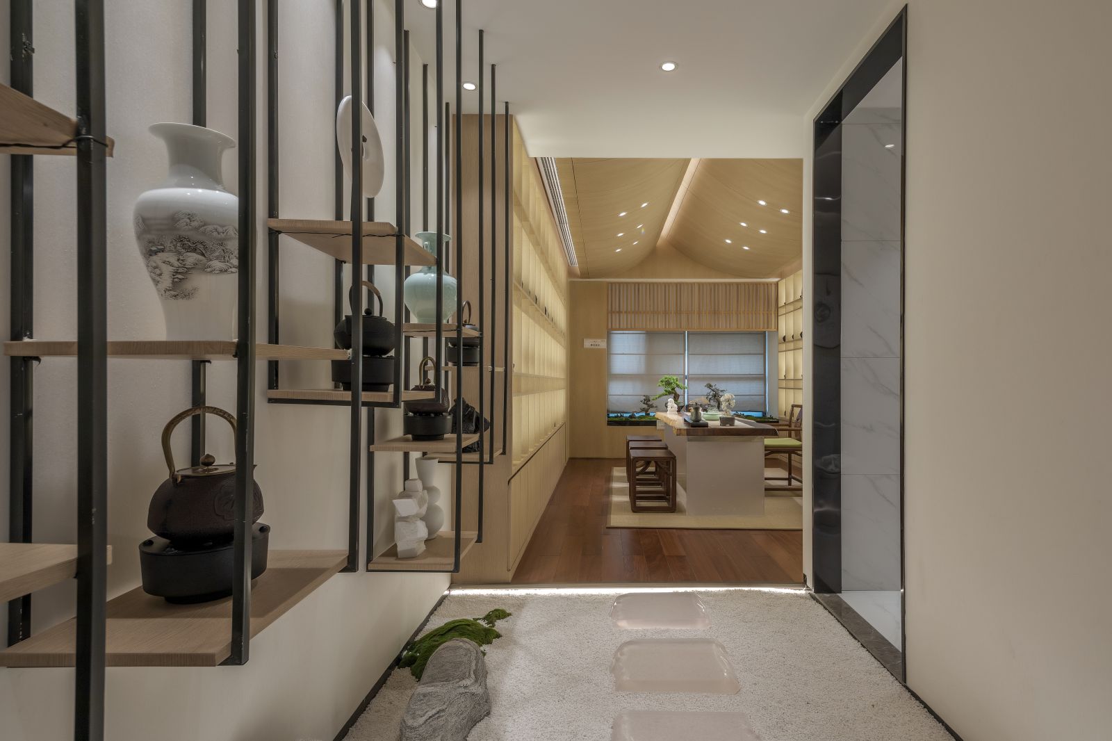 新中式茶室丨中国周口丨运成设计-9