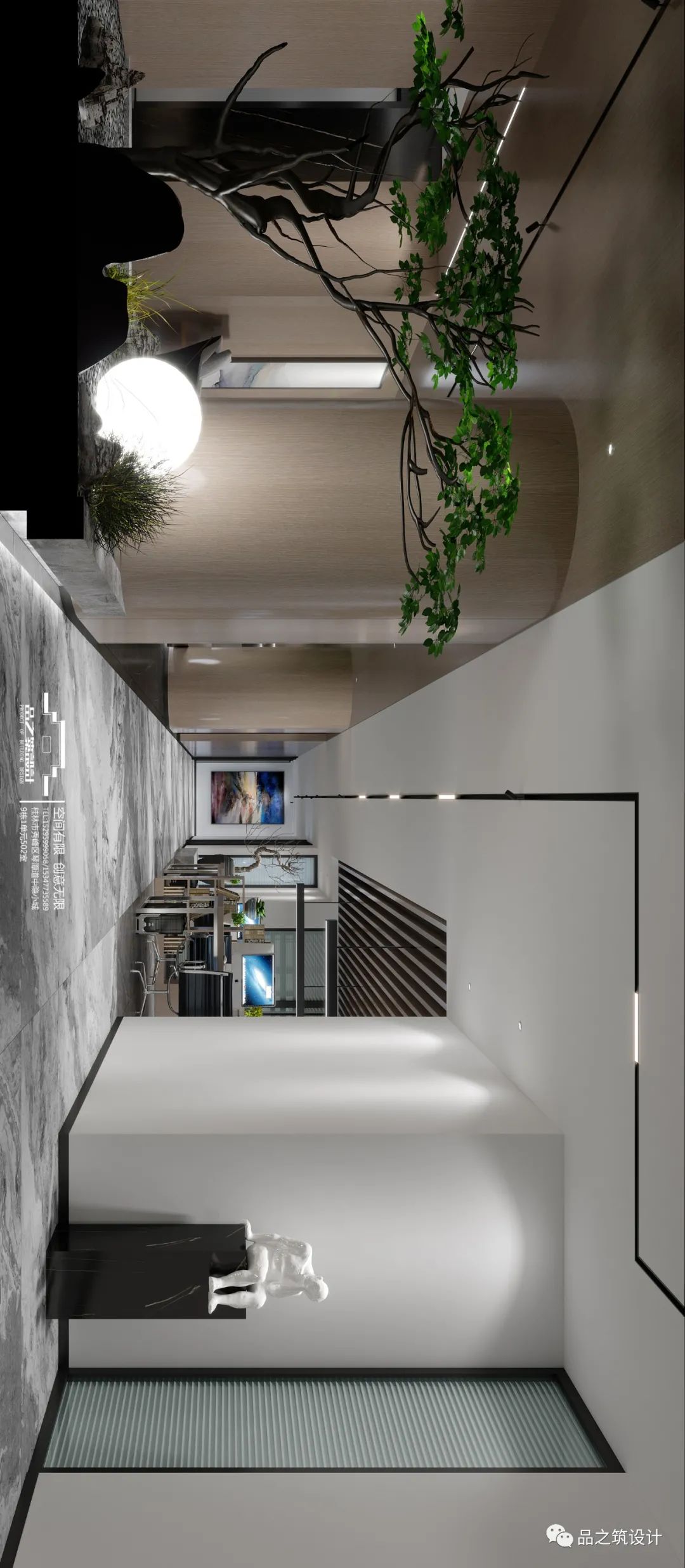 桂林泉汇办公大楼,现代风空间设计-12