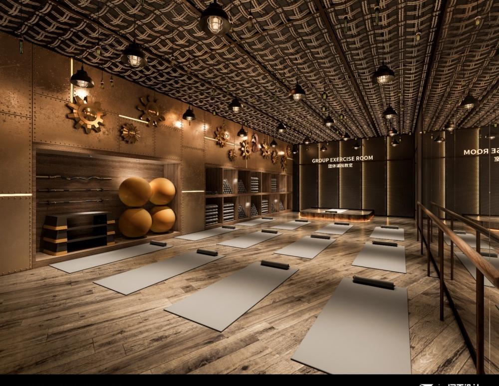 
国内首家蒸汽朋克复古工业健身房 -1