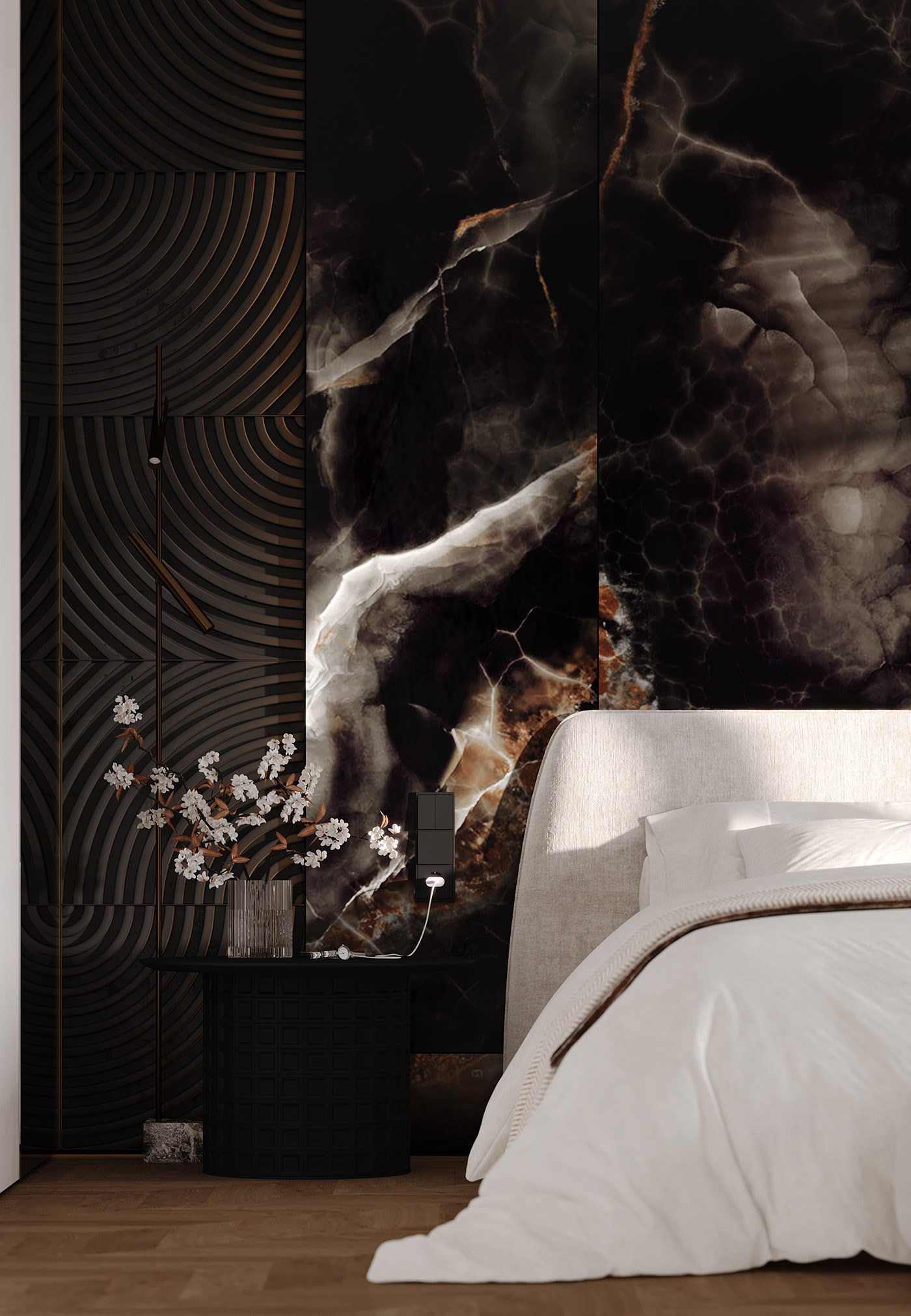 黑棕复古配色空间设计-45