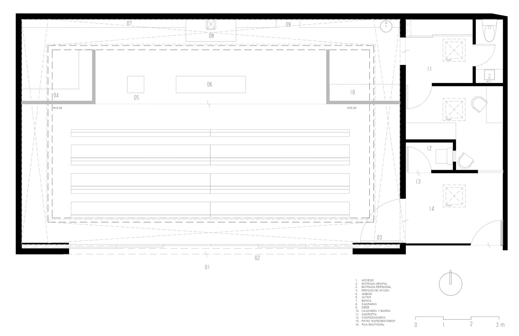 Oratorio NSM 教堂丨墨西哥墨西哥城丨Jose Lombana Arquitectos-26
