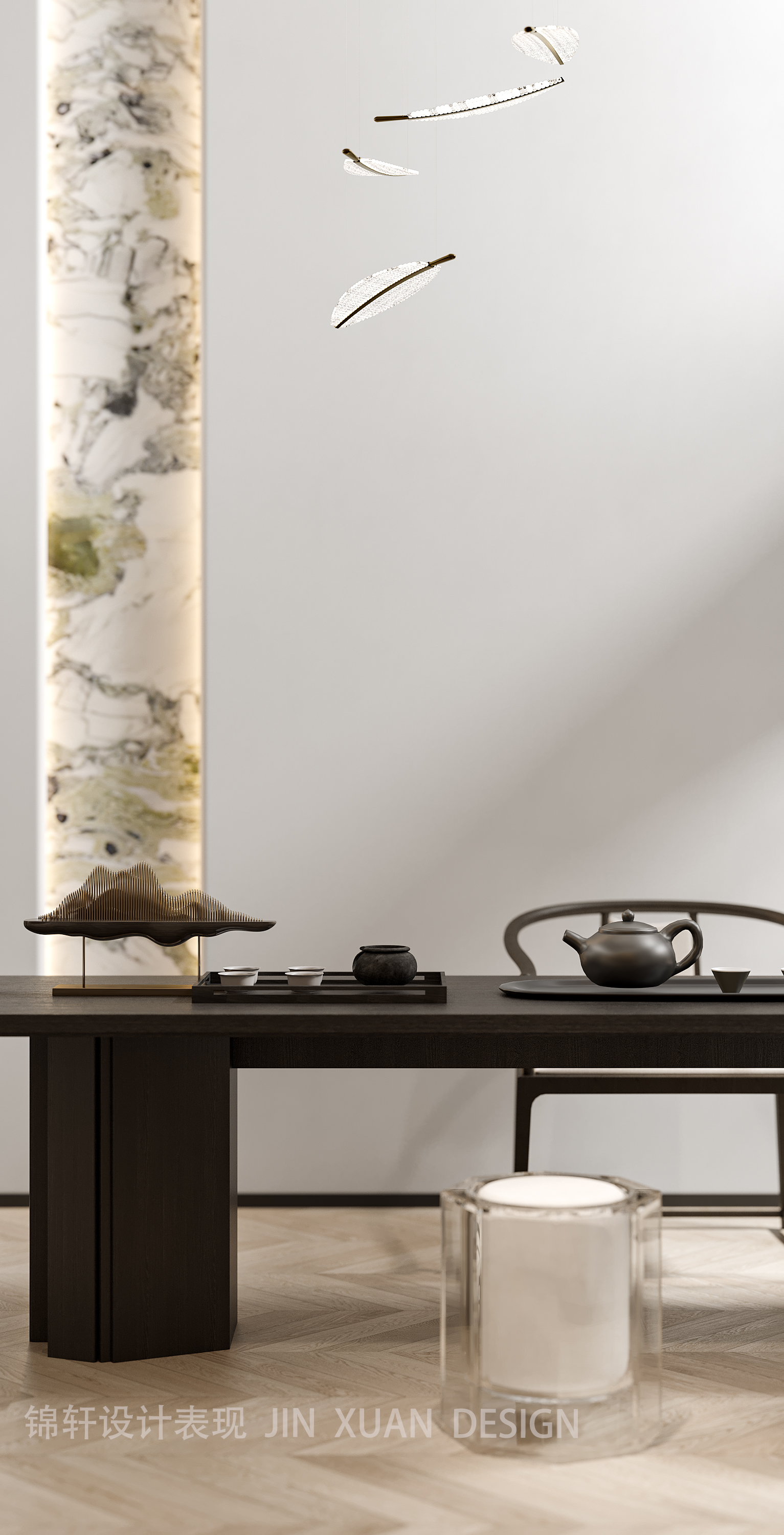 别墅高级现代设计丨中国合肥丨锦轩设计表现-12