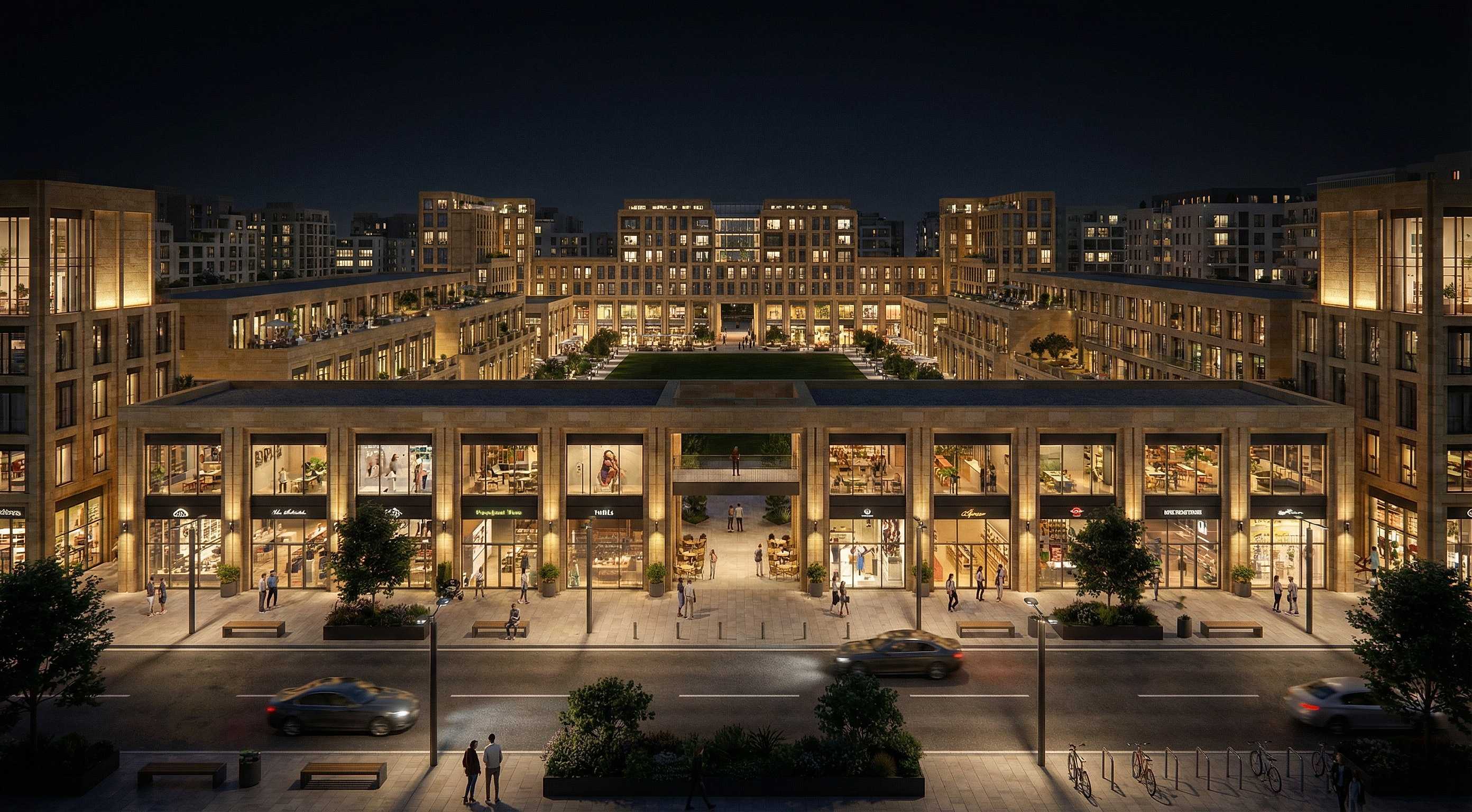 Mixed-Use Commercial Complex Rendering-10