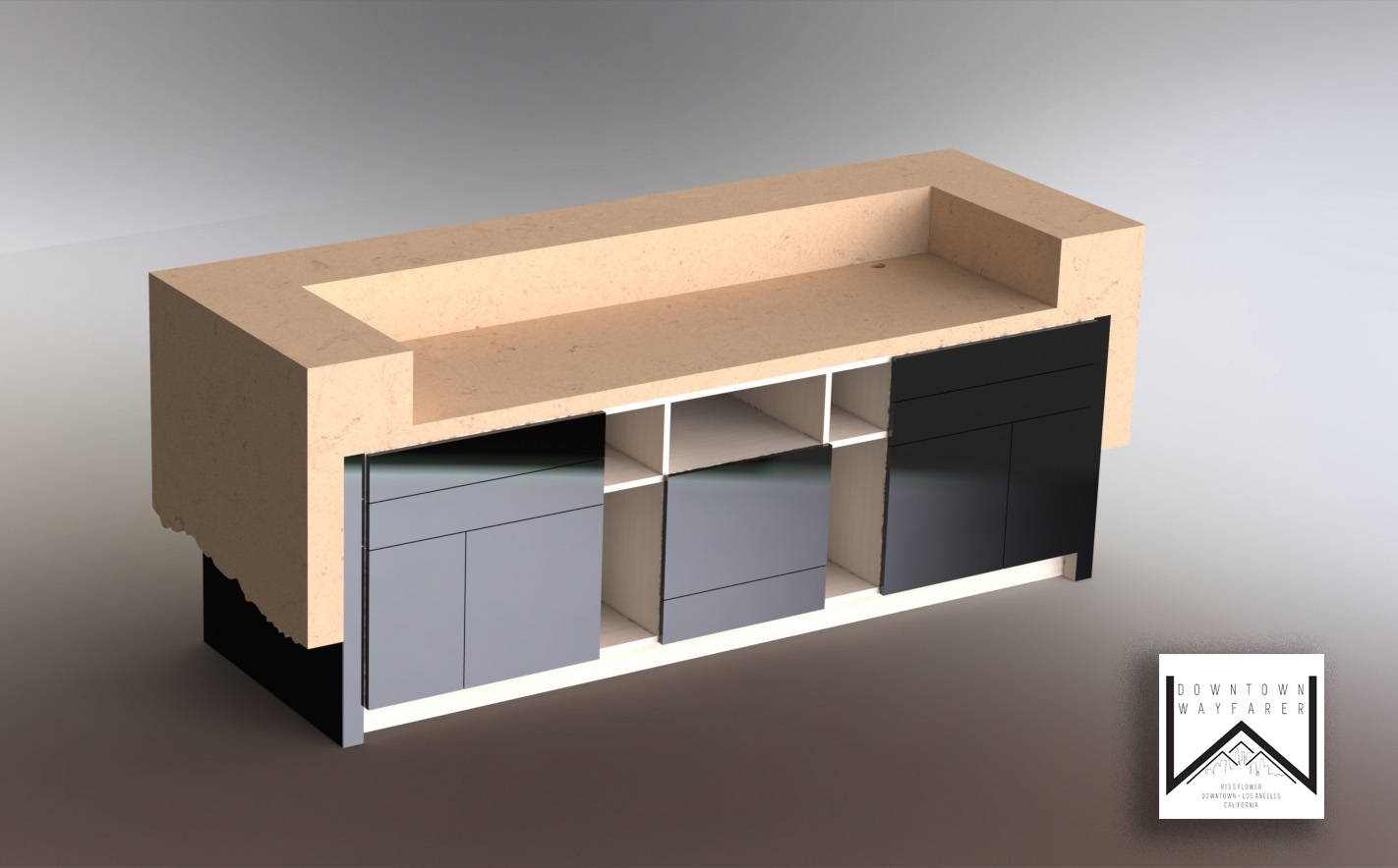 Wayfarer Hotel Reception Desk Los Angeles, California-3