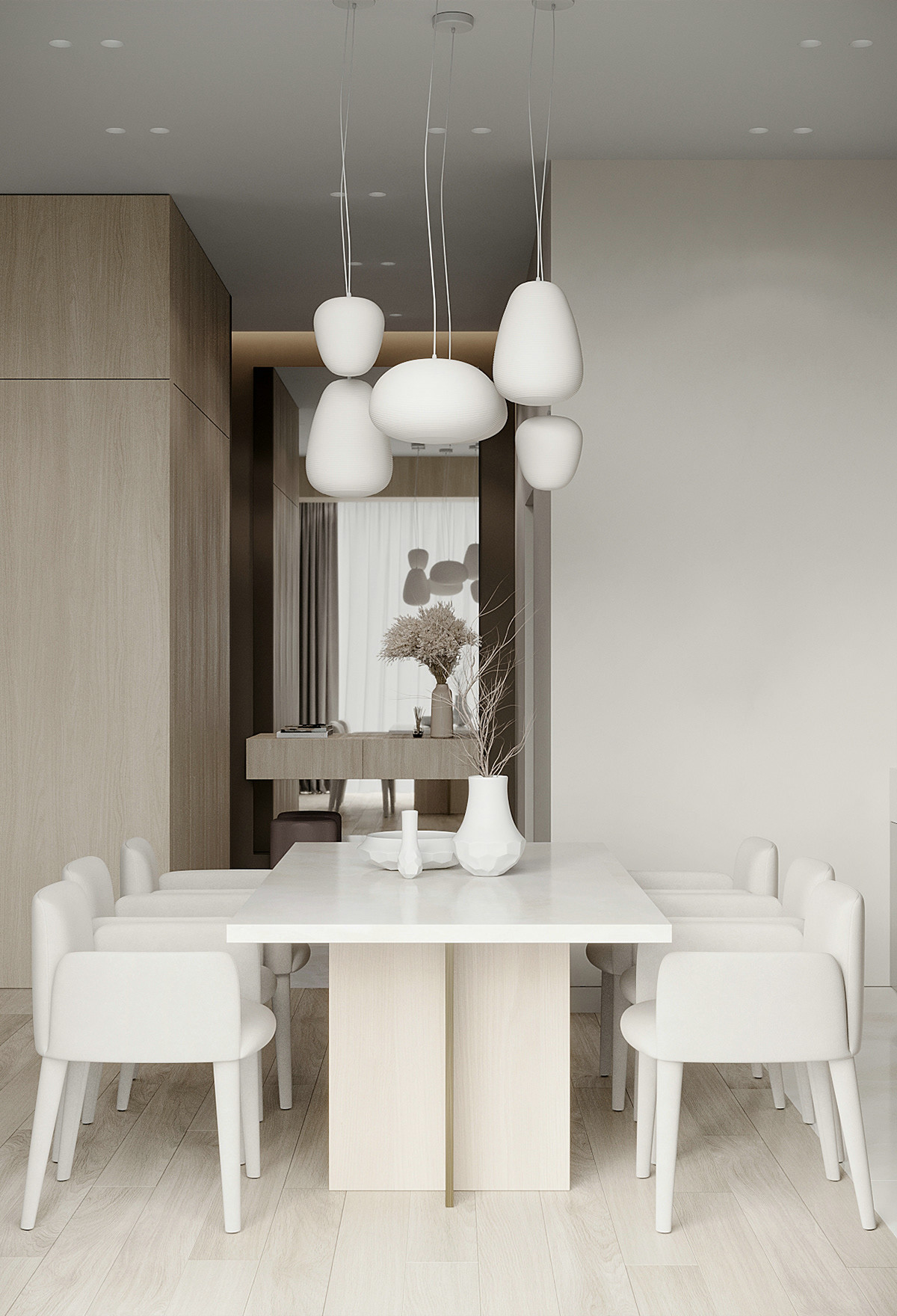 原木与白色 打造出舒适高级的住宅！-10