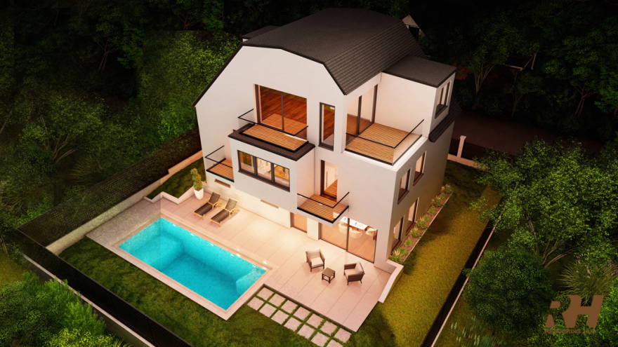 住宅房屋三维渲染-6