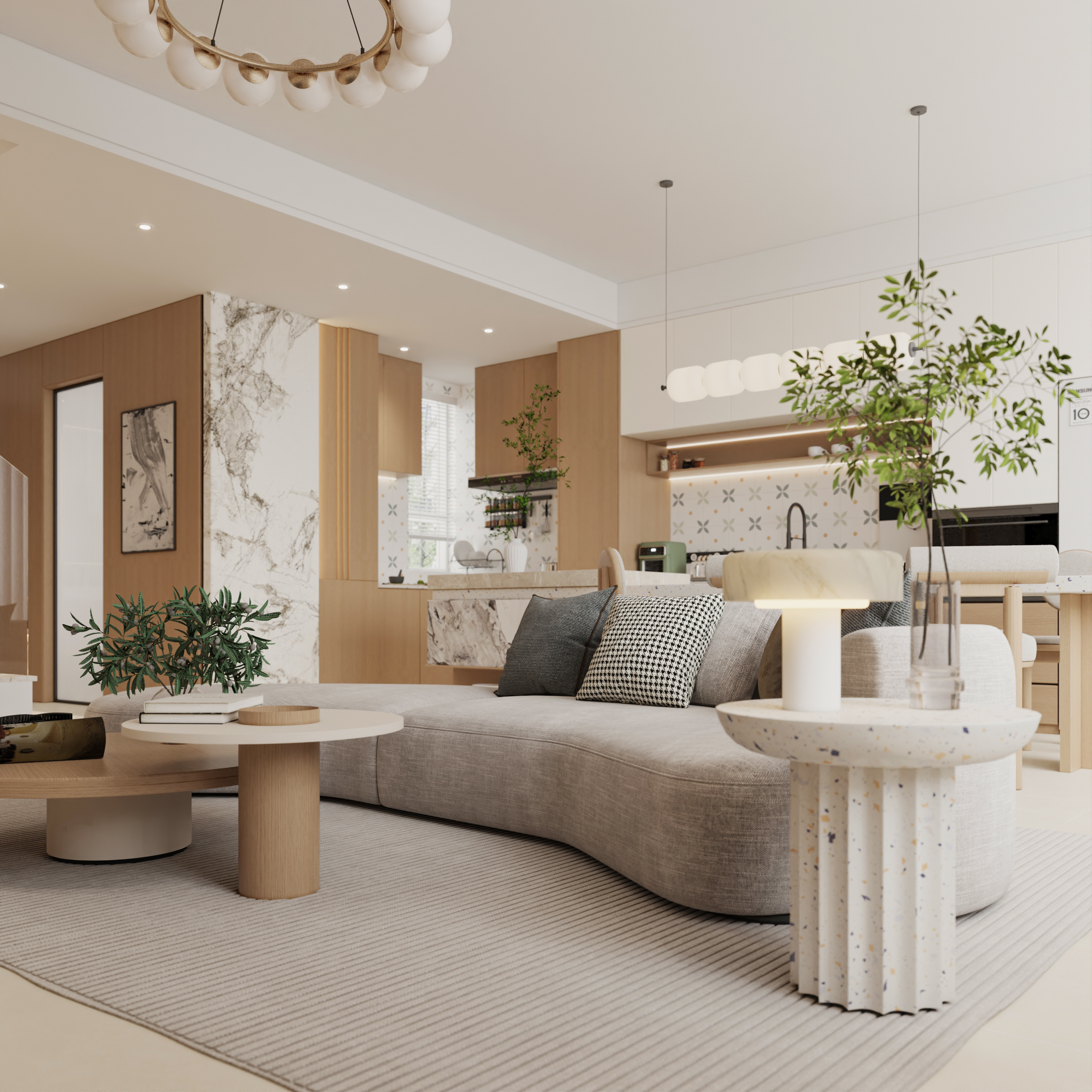 武汉-半岛九里 叠拼原木风设计-3