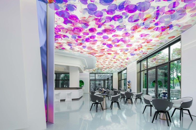 上海中海长宁第售楼处——炫彩烟花美学空间-44