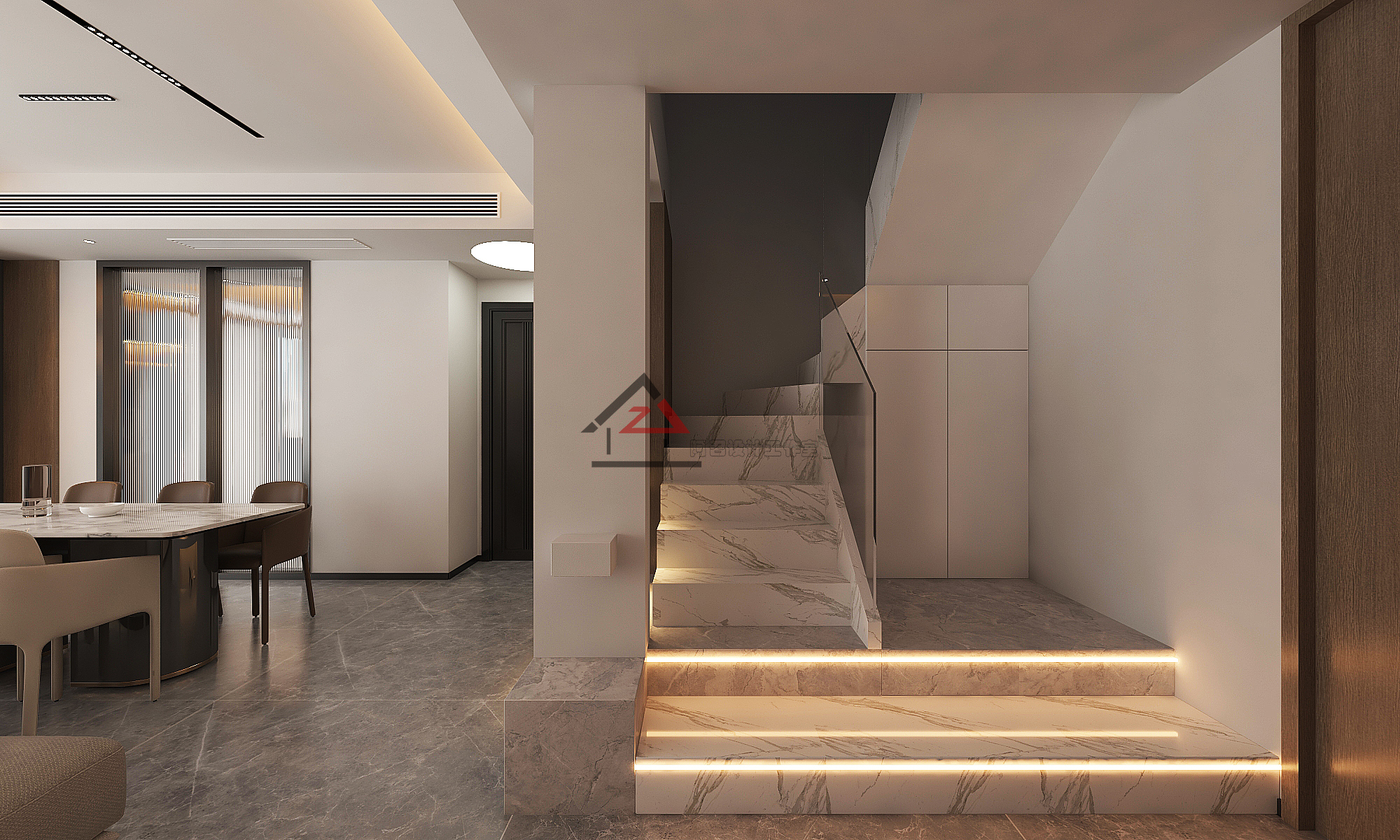 148现代简约跃层-17