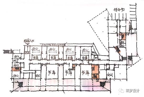 建筑抄绘|松山湖图书馆-42