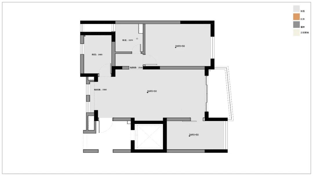 70 平两居变两卫,北欧风清新收纳空间设计-16