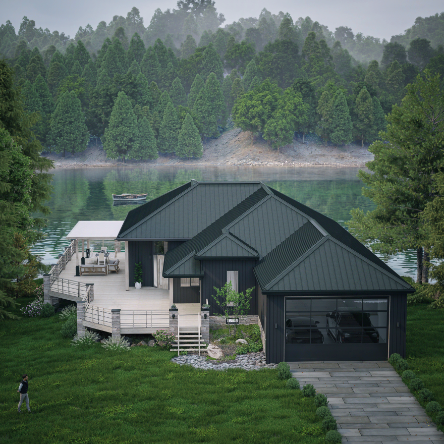 柯蒂斯湖景别墅丨美国俄亥俄丨31 Grados Arquitectura-13