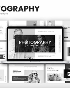 摄影演示模板