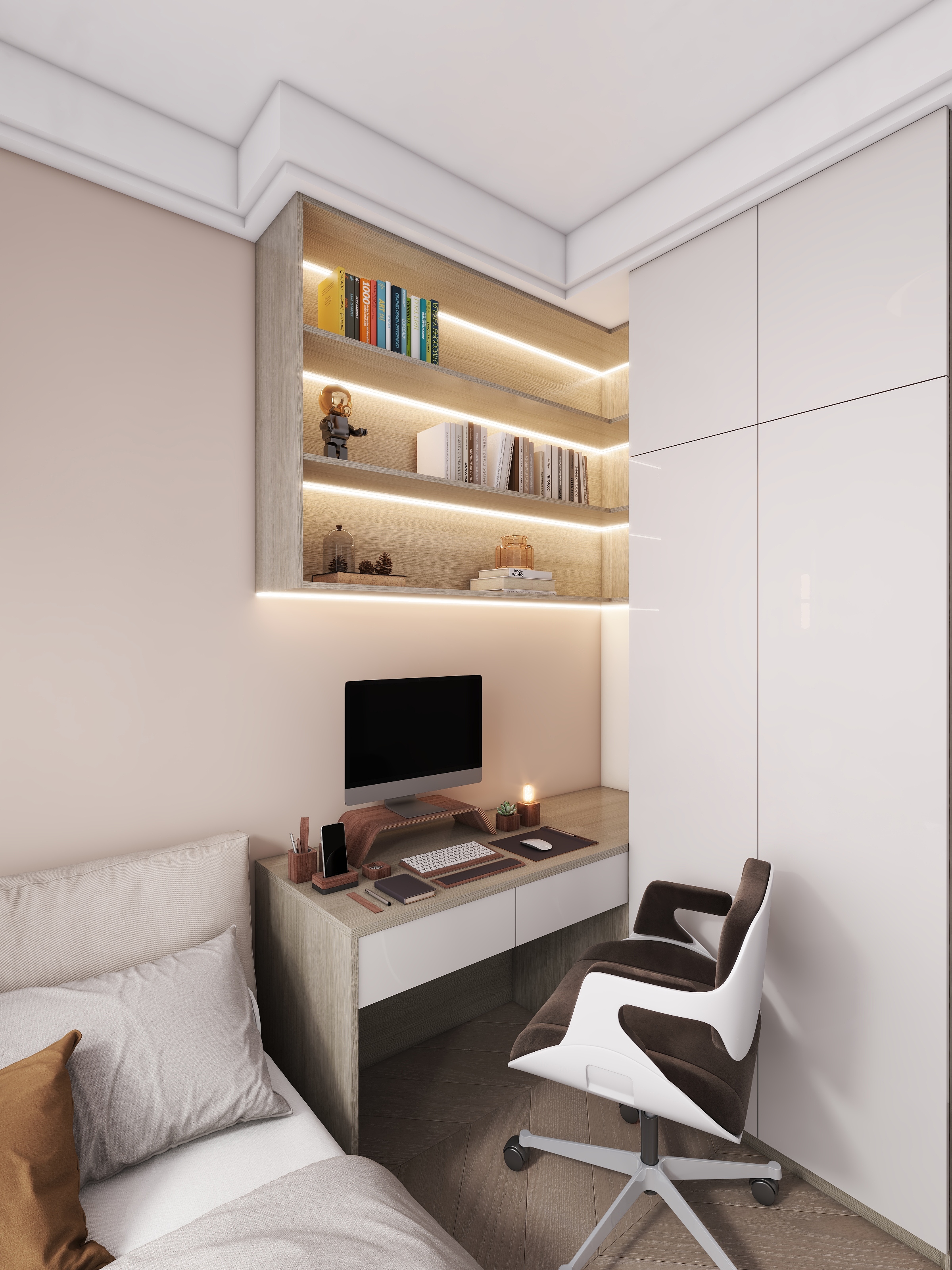 四川成都香瑞楠府（95平方现代简约三居室）-57