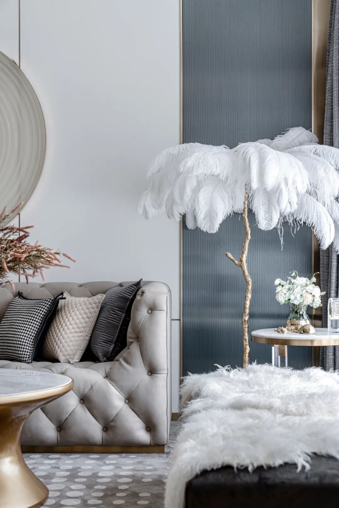 云麓公馆 | 法式柔美，450㎡别墅的曲线魅力-5