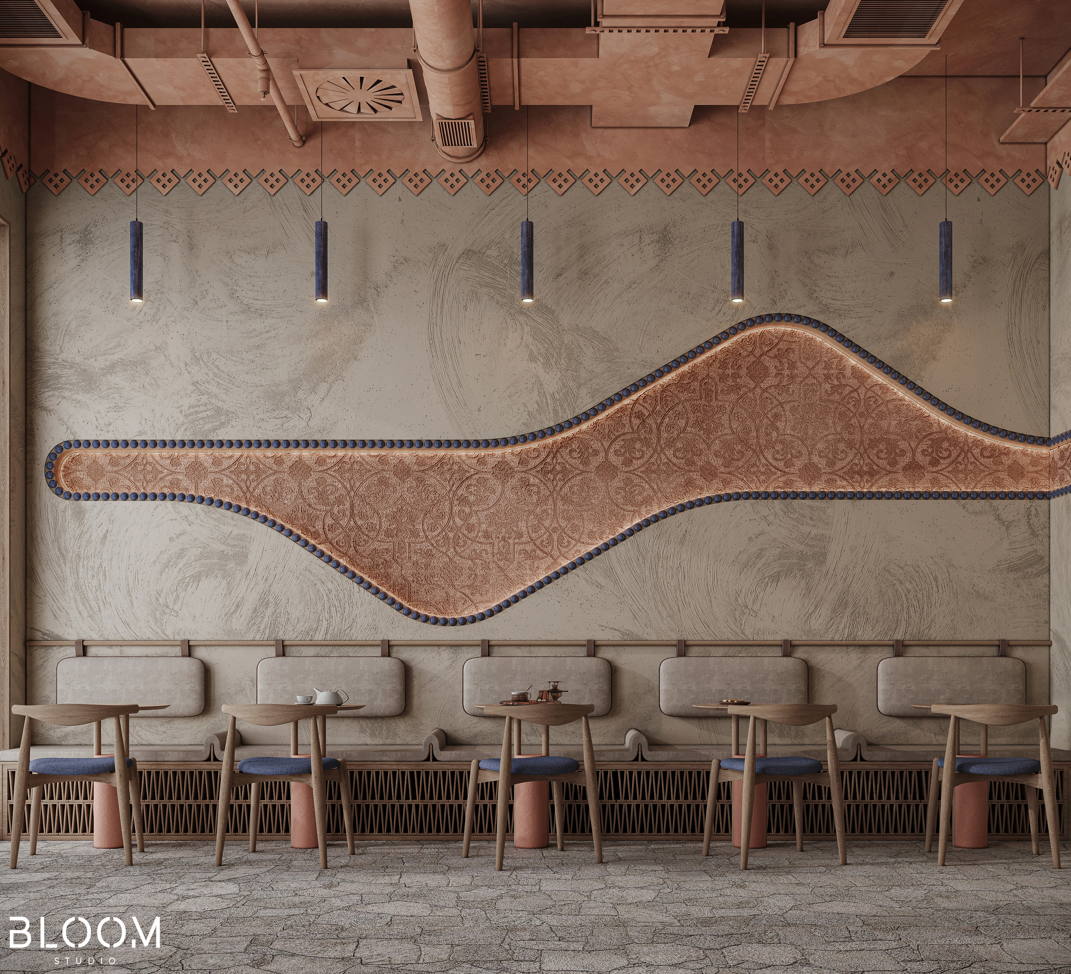 拉克瓦咖啡馆丨沙特阿拉伯丨Bloom Studio-15