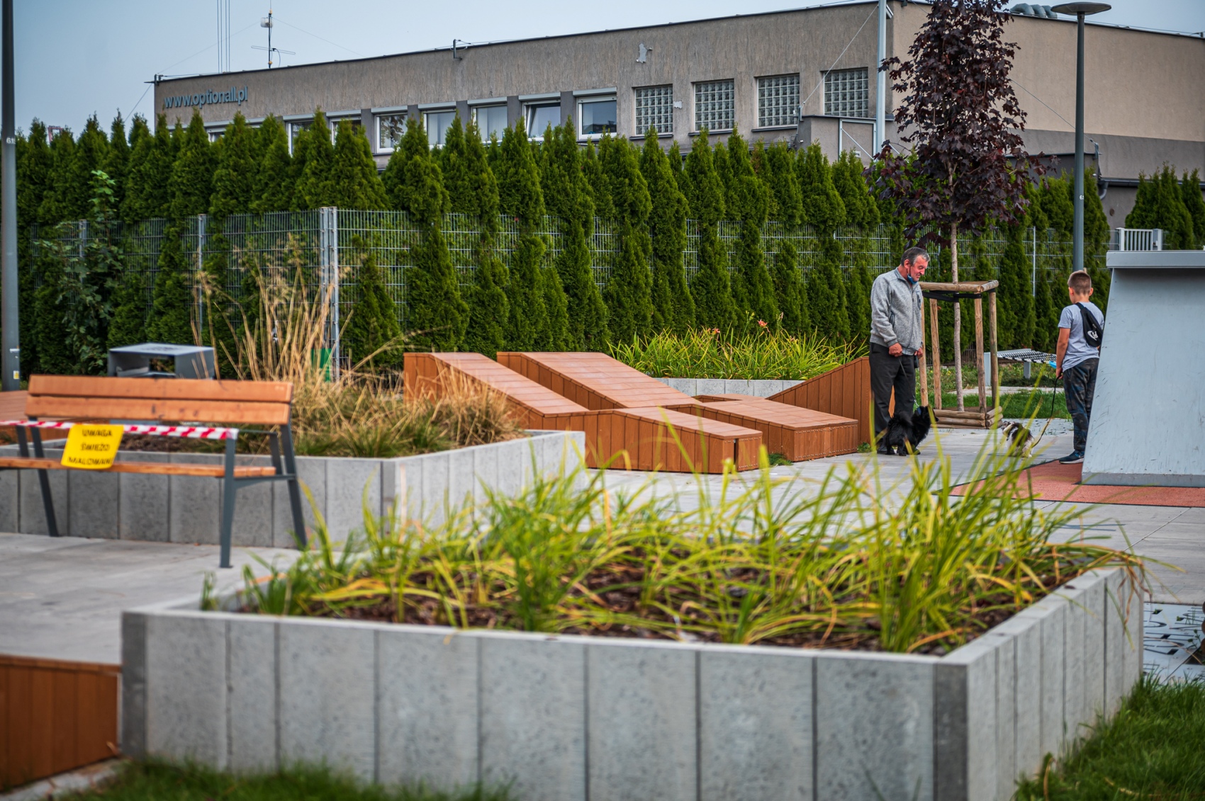 Zamenhofa  Opata Hackiego住房小区庭院改造项目-19