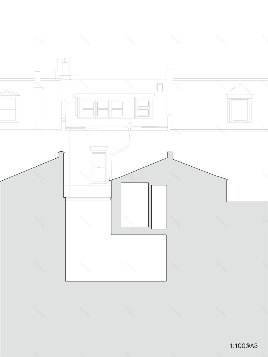 光隙间洒下光影的家庭住宅(注:komorebi是日语外来词,指从树叶缝隙间洒下的阳光) 丨英国伦敦丨ConForm Architects-70
