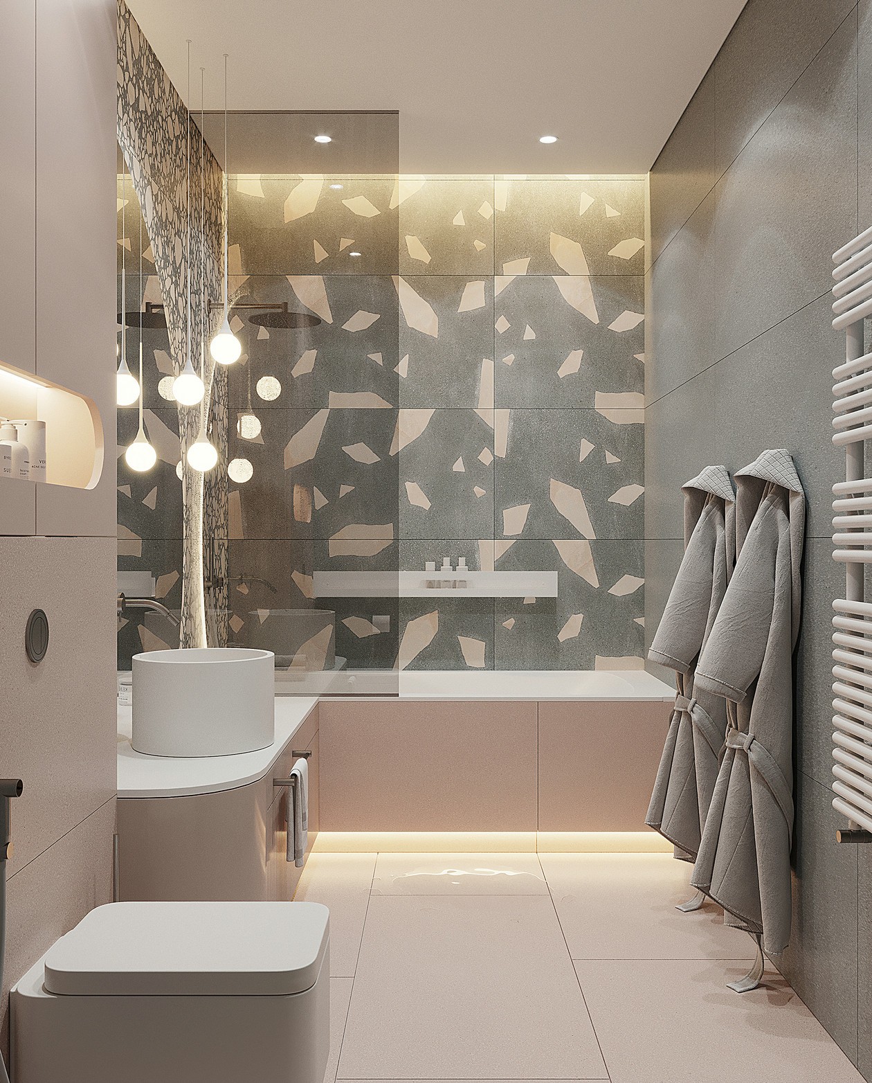 80㎡高级色系公寓设计 这才叫格调！-21