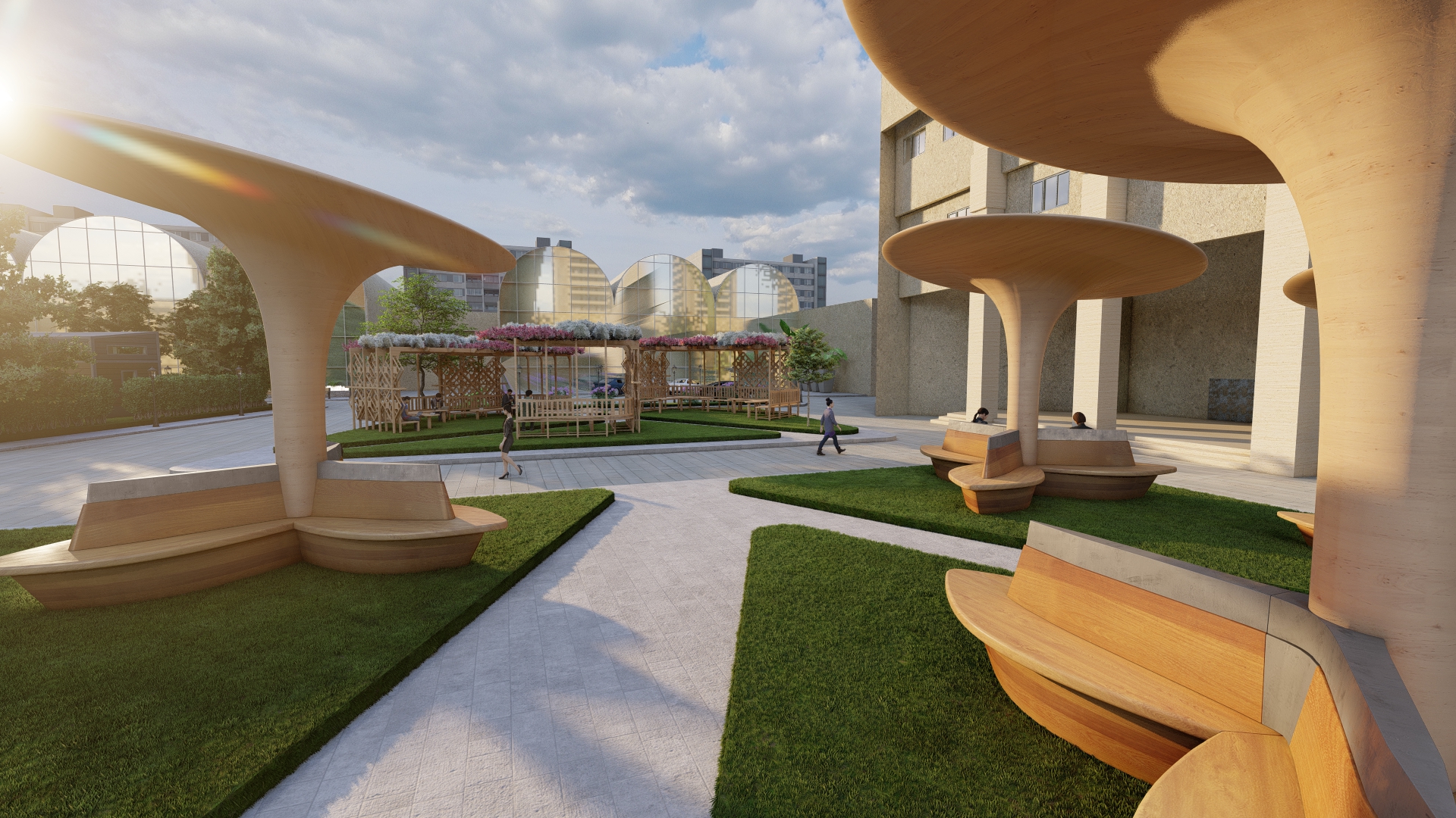 AlMatareya 学院景观重新设计-11