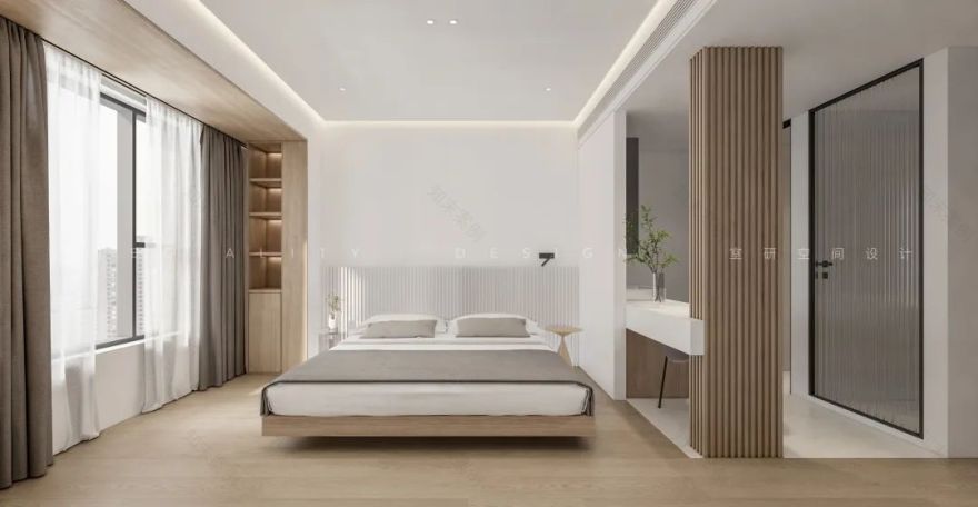 九龙仓翠樾庭五口之家的现代温馨设计丨室研设计-47