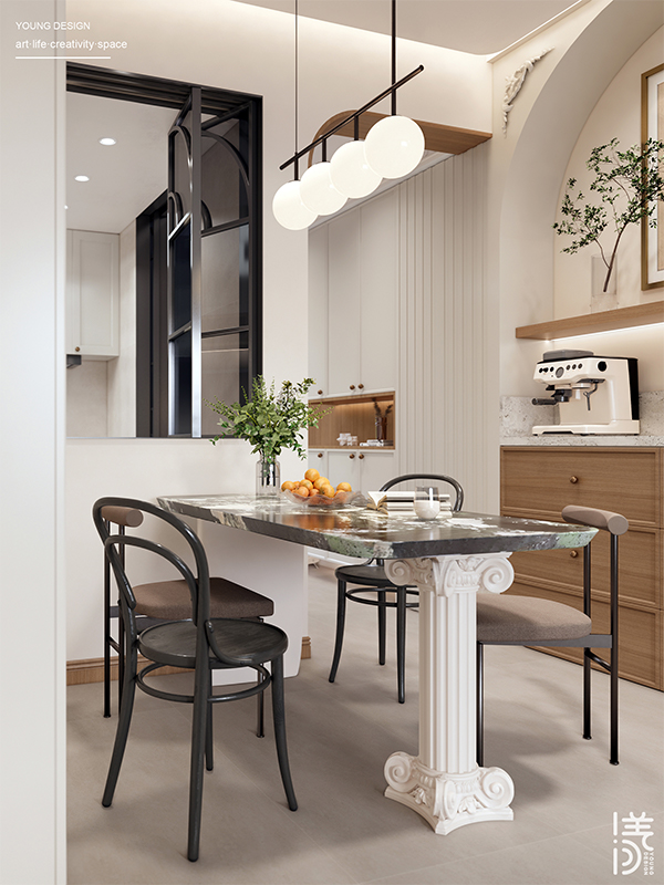 轻法式复古之家丨深圳漾空间设计有限公司-35