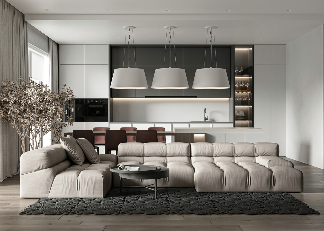 中性色系公寓设计-0