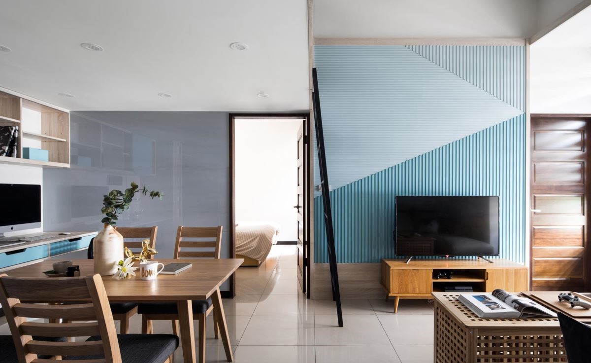 14 坪北欧风小夫妻新婚宅,空中阁楼、留言板工作室成亮点-8