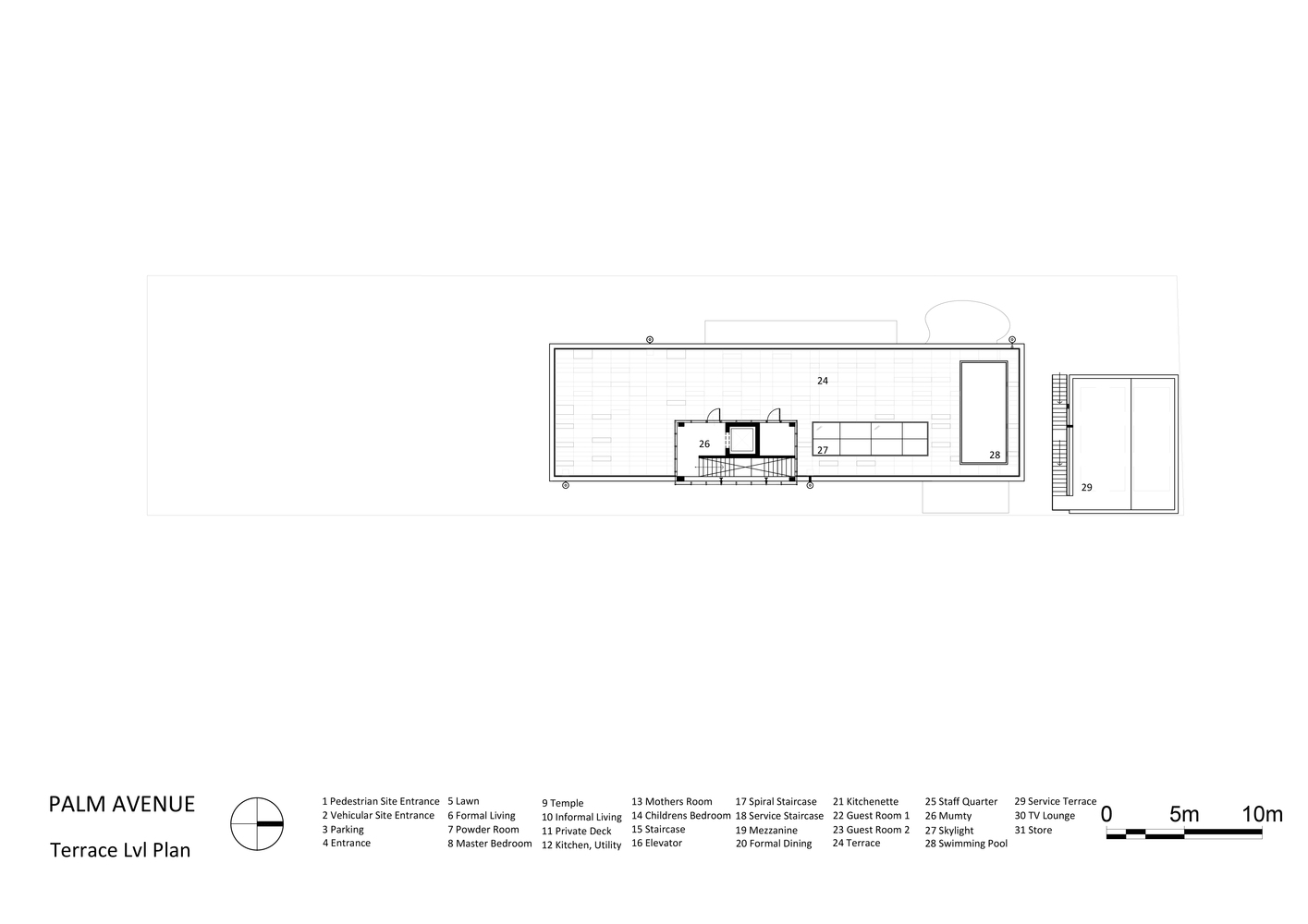 印度棕榈大道住宅-28