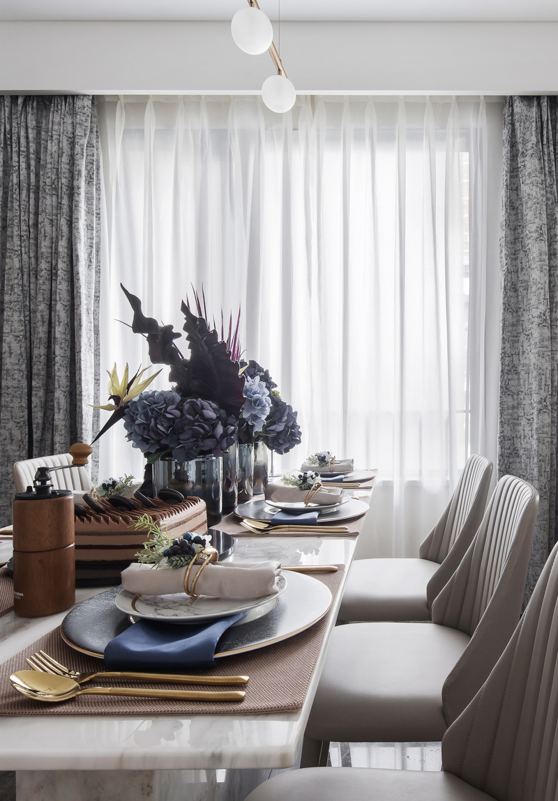 冷蓝灰调家居，展现布鲁斯音乐般温暖质感-2