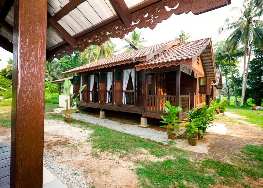 马来西亚兰卡威传统高脚木屋民宿-7
