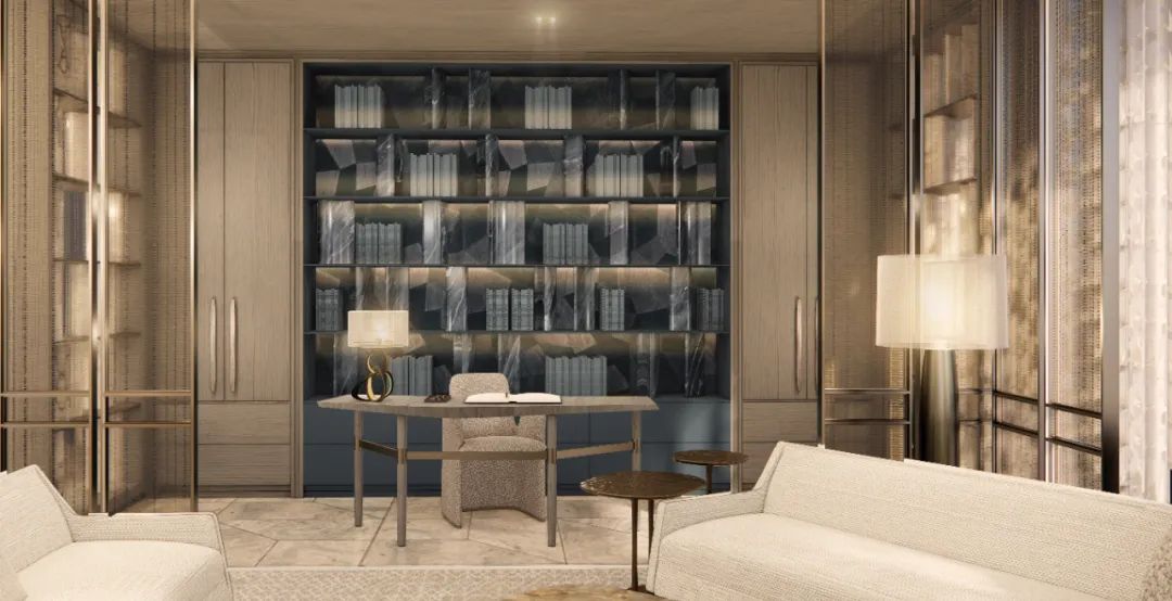 珠海琴澳湾1号「雲玺」425㎡超级大平层丨中国珠海丨建筑设计为Aedas凯达环球,室内设计为Yabu Pushelberg-30