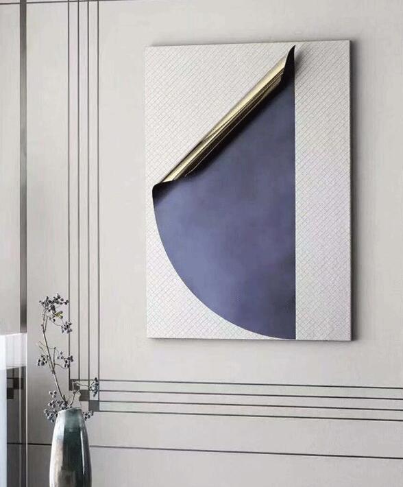 立体皮革金属实物画-4