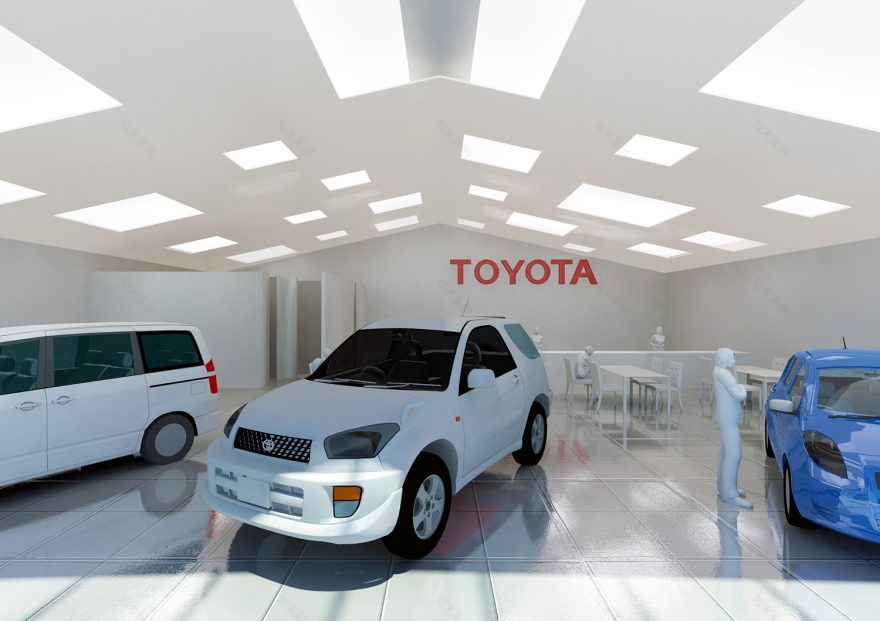 丰田汽车经销商大楼-13