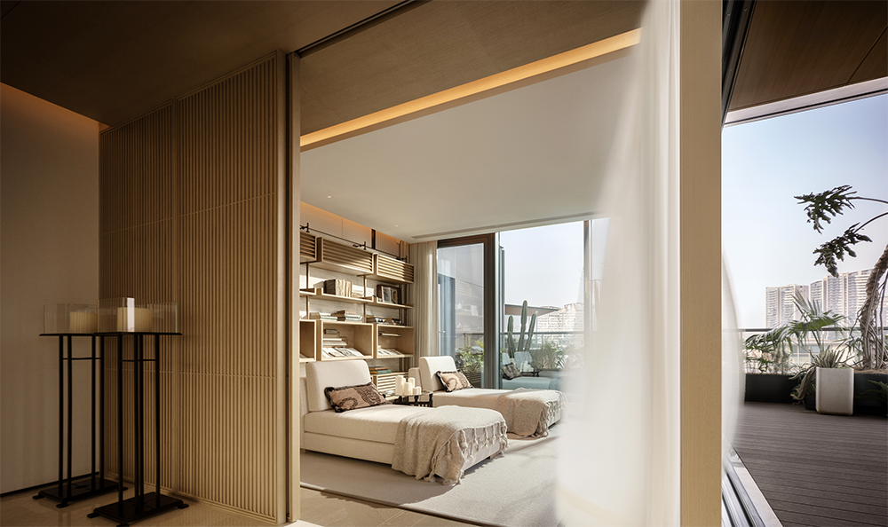 万华成都麓湖黑鉐岛上叠别墅样板间丨中国成都丨深圳市盘石室内设计有限公司,万华室内设计中心-41