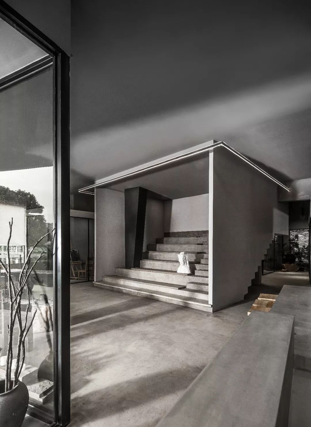 大象艺术公馆 | 灰色调空间中的艺术气息与工匠精神-47