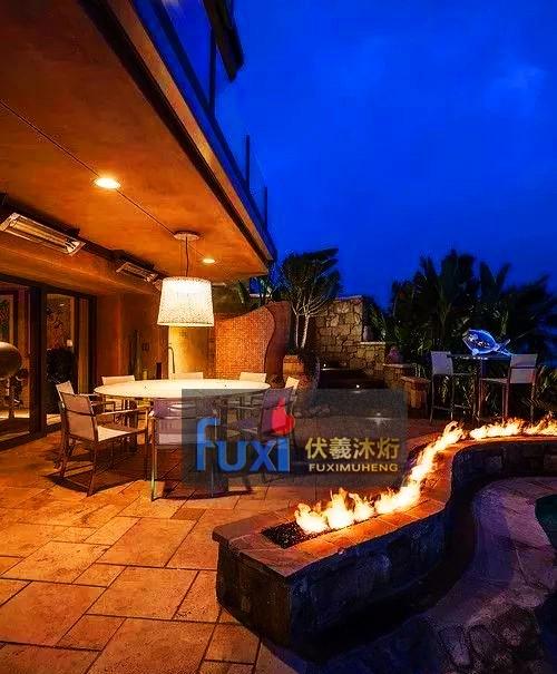 伏羲燃气壁炉打造真火采暖休闲区-32